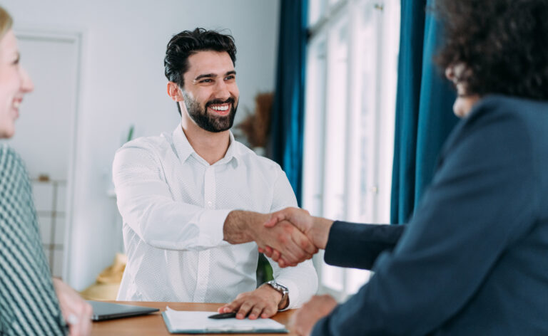salesperson partnering with HR
