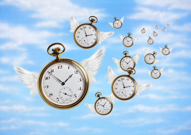 clocks and time are flying