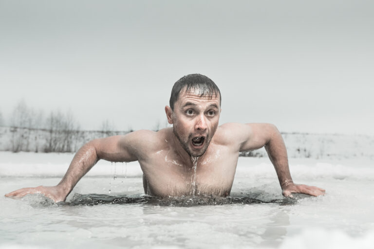 surprised man surfacing from ice water — what cold resume submittals feel like
