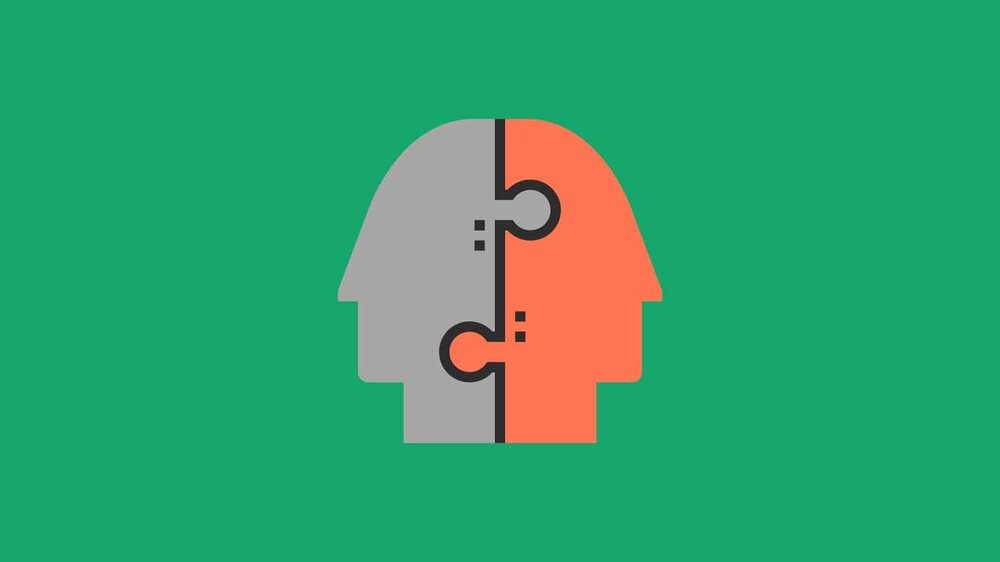 illustration two faces