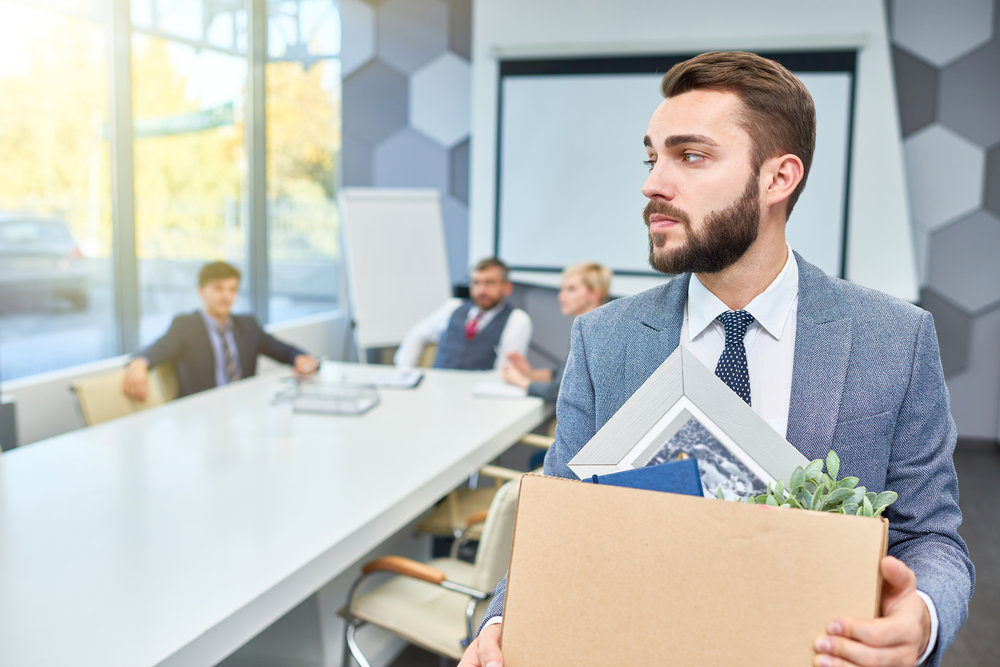 salesperson quitting sales job