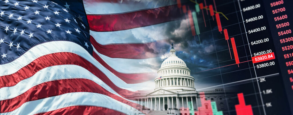 washinton DC US Flag Inflation in the us 2022