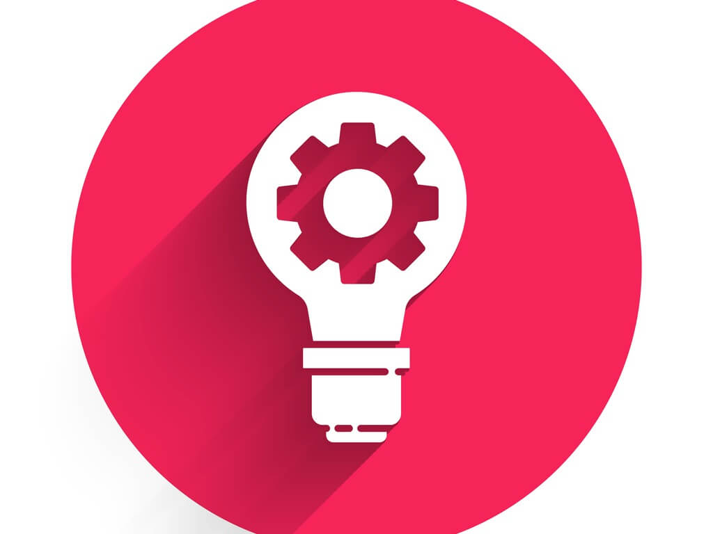 horizontal icon lightbulb