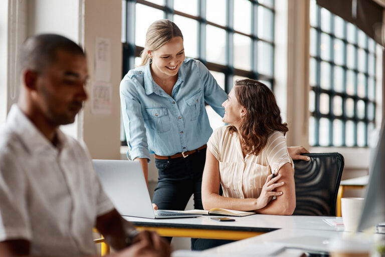 sales and marketing teams collaborating