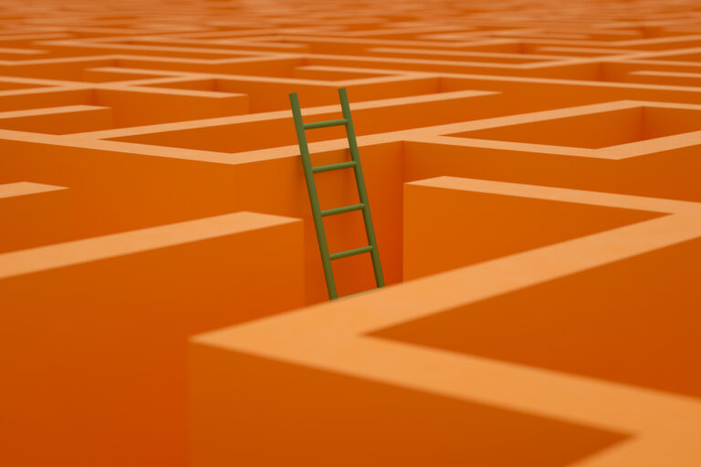 maze and a ladder problem solving