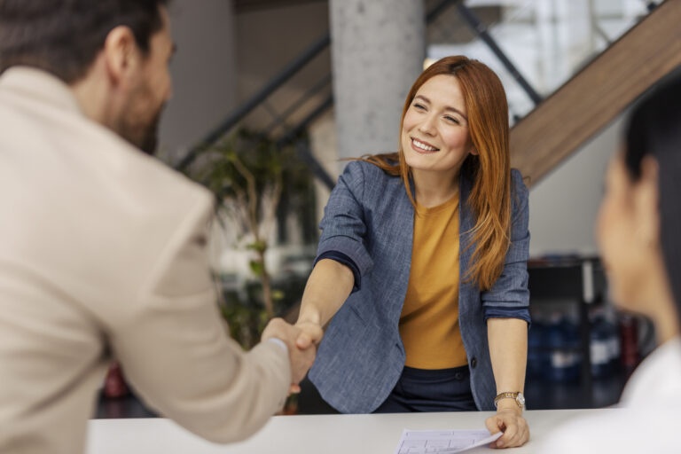 business partnership with recruiting firm and SaaS company