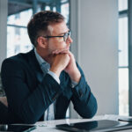 sales leader thinking about an offer