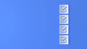 Check box 3d concept