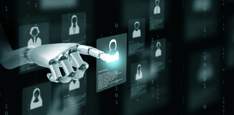 ai robot selecting candidates for interviews