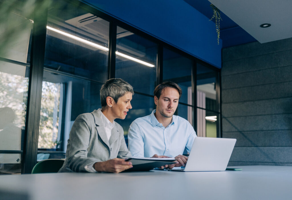 sales leaders at conference table